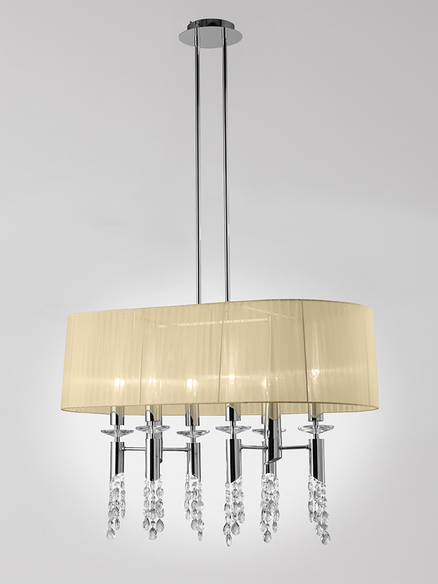 Tiffany Crystal Ceiling Lights Mantra Linear Crystal Fittings